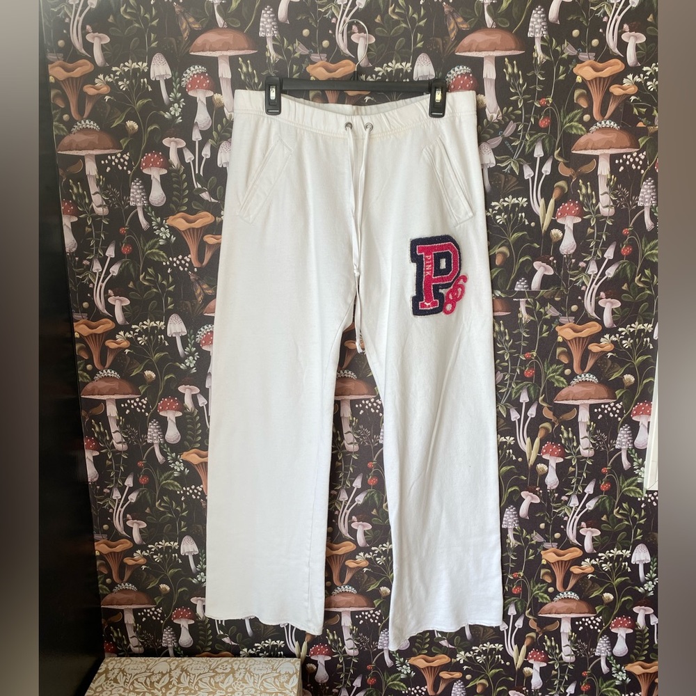 VINTAGE Y2K VICTORIAS SECRET PINK SWEATPANTS SIZE SMALL